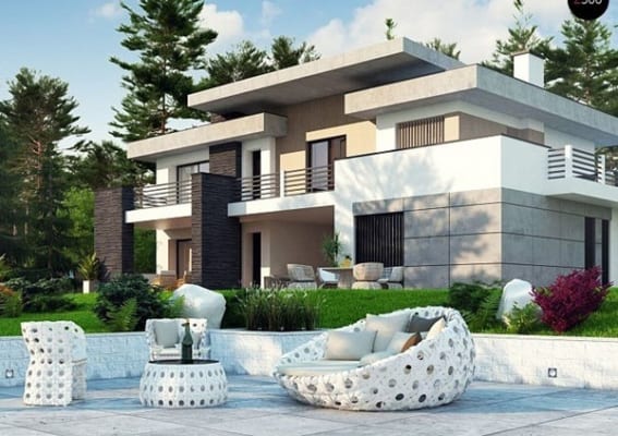 mau biet thu dep me hon chi phi xay dung chi tu 500 trieu10