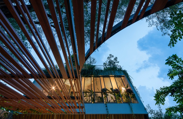 Căn nhà với điểm nhấn kiến trúc ấn tượng