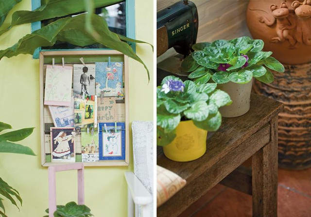 Bên cạnh việc sắp xếp nội thất, bà Khun Tik còn rất chú trọng việc trồng cây và chăm sóc vườn tược. Những lúc rảnh rỗi, bà thường chăm sóc cây cối, đọc sách và ngồi ngắm nhìn căn nhà.