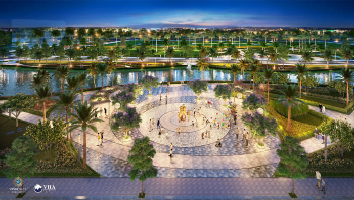 Quảng trường The Light rực rỡ – điểm nhấn của Vinhomes Star City.