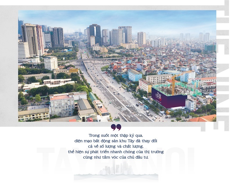 Hơn một thập kỷ chuyển mình của khu vực phía Tây Hà Nội