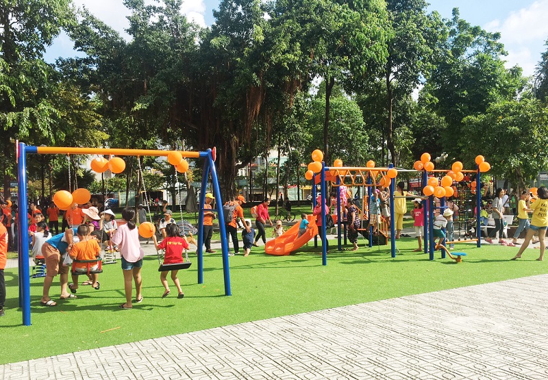 Tổ hợp 5 công viên liên hoàn Vinhomes Wonder Park Đan Phượng 2 Công viên trẻ em Vinhomes Wonder Park - Không gian vận động lành mạnh cho trẻ