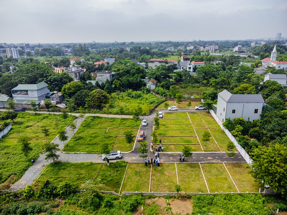 Đất nền vẫn là một trong những loại hình sản phẩm giàu tiềm năng của thị trường bất động sản Hòa Lạc