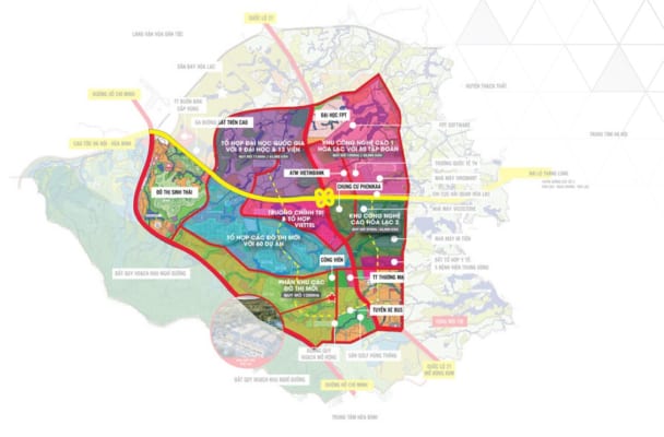 Toàn cảnh quy hoạch tổng thể Hòa Lạc từ nay đến 2050
