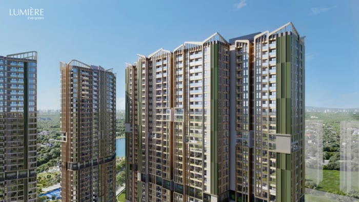 Phối cảnh dự án Lumiere Smart City