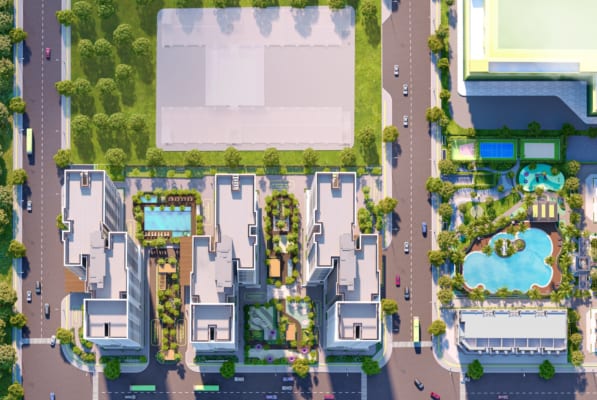 Mặt bằng tổng thể của dự án