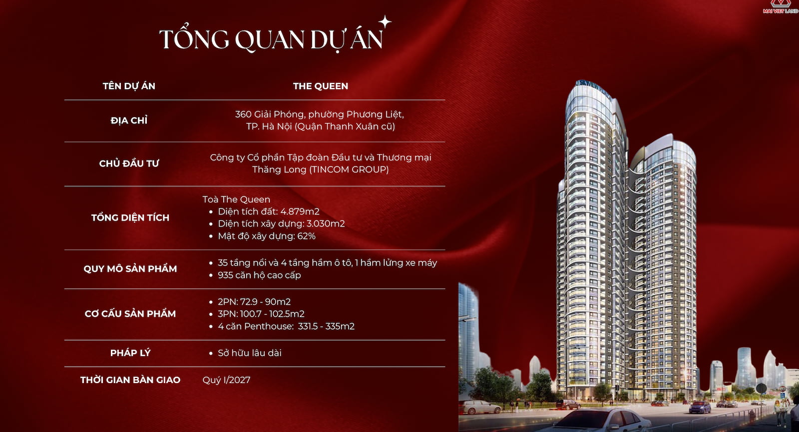 Tổng quan The Queen 360 Giải Phóng